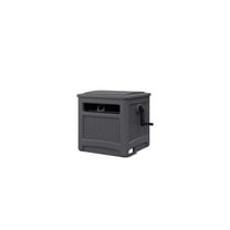 Smart Trak 225 ft. Gray Free Standing Hideaway Hose Reel