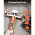 thumbnail image 2 of VEVOR Tubing Bender Kit, 1/4 to 7/8 Inch, Compact Ratcheting Tube Pipe Bender, Ratchet Hand Bending Tool, with 7 Aluminium Alloy Dies, HVAC Tools, for Copper Aluminum HVAC Refrigeration Maintenance, 2 of 9