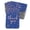 Blue, variant on Inkdotpot Silver Foil Paper Hang Tags ThankYou Bridal Shower-Baby Shower-Retirement-Wedding-Birthday Favor Tags 50 Pack