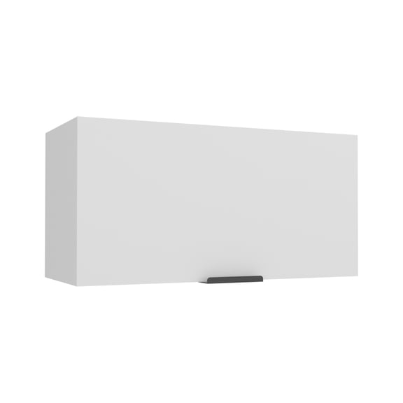 DEPOT E-SHOP Caroleen Wall Mounted Storage Cabinet with Lift-Up Door, Modern Hanging Cabinet for Kitchen, Laundry Room, Bathroom and Utility Room
