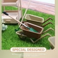 thumbnail image 4 of 6pcs Miniature Wheelbarrow Toy Mini Wheelbarrow Model Yard Garden Accessory, 4 of 5