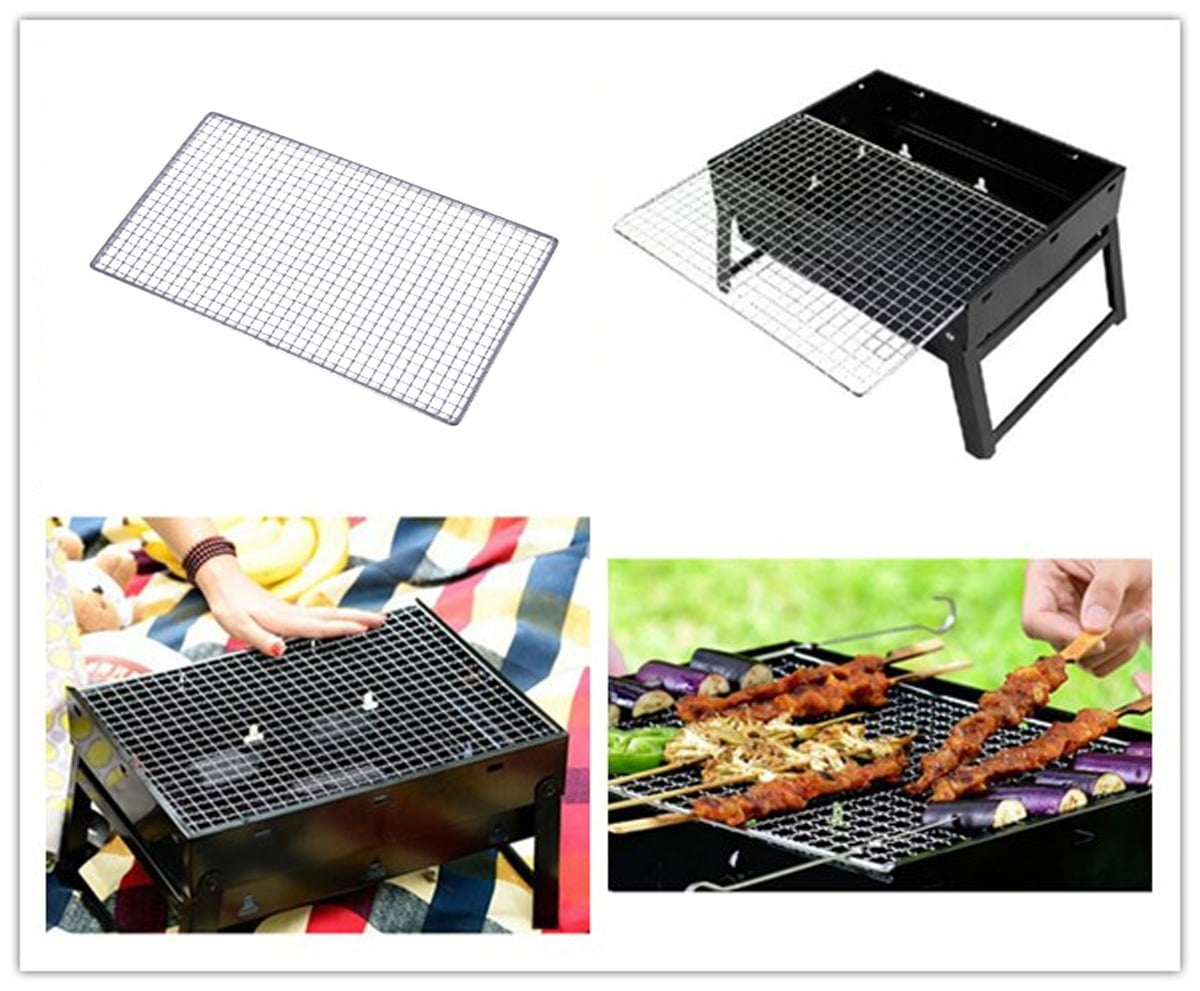 Stainless-Steel BBQ Grill Grate Grid Wire Mesh Rack Cooking Net 3Sizes 
