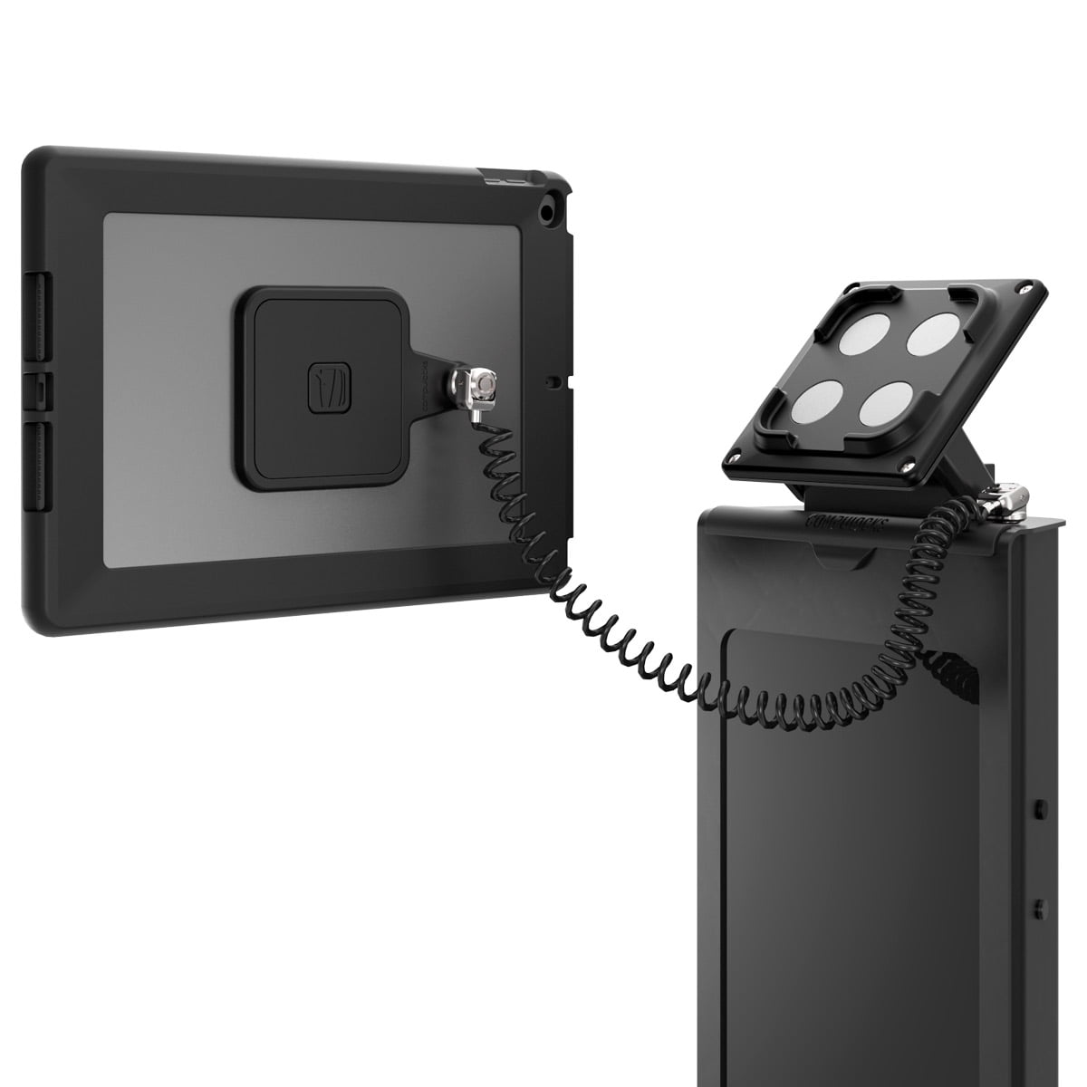 Universal Tablet Magnetix Brandable Floor Stand Black