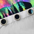 thumbnail image 4 of Homewish Wild Deer Silhouette Black Out Curtains,Jungle Animal Curtains Pack of 2 (42x63 Each),Colorful Aurora Starry Sky Bedroom Curtains For Boys Kids,Breathable Home Decor, 4 of 6
