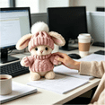 thumbnail image 5 of BESTSKY 2026 New Mini Bunny Hug Cute Easter Gift Plush Bunny in A Box Hugs Positive Bunny Stuffed Animal Rabbit Soft Floppy Easter Ideas Bunnies Basket Stuffers Doll Emotional Support, 5 of 7
