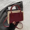 thumbnail image 4 of Bolso de hombro para mujer | Bolso de mano casual Tote Purse | Bolso bandolera bandolera con correa ajustable | Cuero PU | Se adapta al teléfono, la cartera, las gafas de sol, las llaves | Marrón, 4 of 5