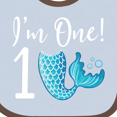thumbnail image 4 of Inktastic 1st Birthday Mermaid Party Girls Baby Bib, 4 of 4