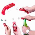 thumbnail image 4 of Sacacorchos con pistola de eyección creativa, sacacorchos multifunción para cerveza, arrancador de corcho, juguete con forma de pistola, sacacorchos para Bar y fiesta Rojo Verde, 4 of 5