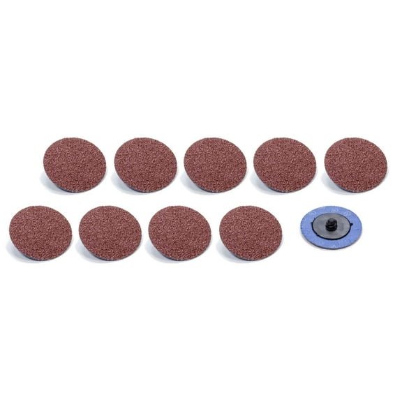 Twist Lock Sanding Disc 2in 60 Grit 10pk