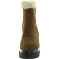 thumbnail image 3 of DKNY Womens Bax Suede Faux Fur Wedge Boots, 3 of 3