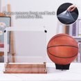 thumbnail image 4 of Vitrina de exhibición con base de madera para béisbol con soporte desmontable y, 4 of 8