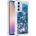 thumbnail image 3 of Compatible with Samsung Galaxy A15 5G Liquid Case Glitter Cute Phone Case Shiny Floating Quicksand Shockproof Protective Soft TPU Girly Women Case for Samsung Galaxy A15 5G Love Blue YB, 3 of 14