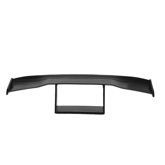 Milisten Black Plastic Car Spoiler Exterior Accessories Sporty Design Vehicle Styling Kit 1 Set