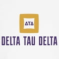thumbnail image 3 of CafePress - Delta Tau Delta Full Color Stacked Signature T Shirt - 100% Cotton Ringed T-Shirt, 3 of 4