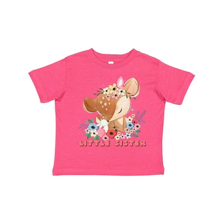 

Inktastic Little Sister Deer Gift Toddler Toddler Girl T-Shirt