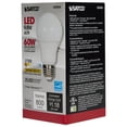 thumbnail image 5 of Satco S29835 9.8W 120V LED A19 Light Bulb E26 Medium Base 2700K 800 Lumen  Frosted Dimmable (6 Pack), 5 of 12