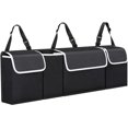 thumbnail image 1 of Abastado Almacenamiento de Maletero de Coche, Organizador Interior Accesorios de Coche, Organizador de Almacenamiento de Coche de Tela Oxford Impermeable con 4 Bolsillos, 1 of 5