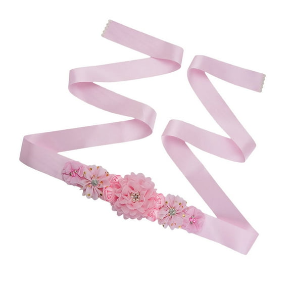Photo Belt Dress Accessory Bridesmaid Belt Flower Belt Dress Clothes Accessory Belt for Woman Baby Pregnant Woman