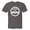 Charcoal, variant on PleaseMeTees™ Mens From Born Made In Houston TX Logo Label HQ Tee