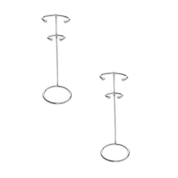2Pcs Clearance Sale! Milk Frother Stand Holder Stainless Steel Coffee Mixer Handheld Storage Rack Kitchen Counter Organizer For Home Coffee Making Rack Practical Home Decor