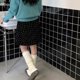 thumbnail image 4 of Cable Knitted Leg Warmers Harajuku Turn Cuff Solid Color Boot Covers Stretchy Footless Calf Socks Streetwear for Women light gray, 4 of 4