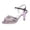 Purple, variant on sandals with heels women's summer sandals Womens Fashion Casual Fish Mouth Buckle Spring And Summer Fashion High Heel Sandals high heel shoes