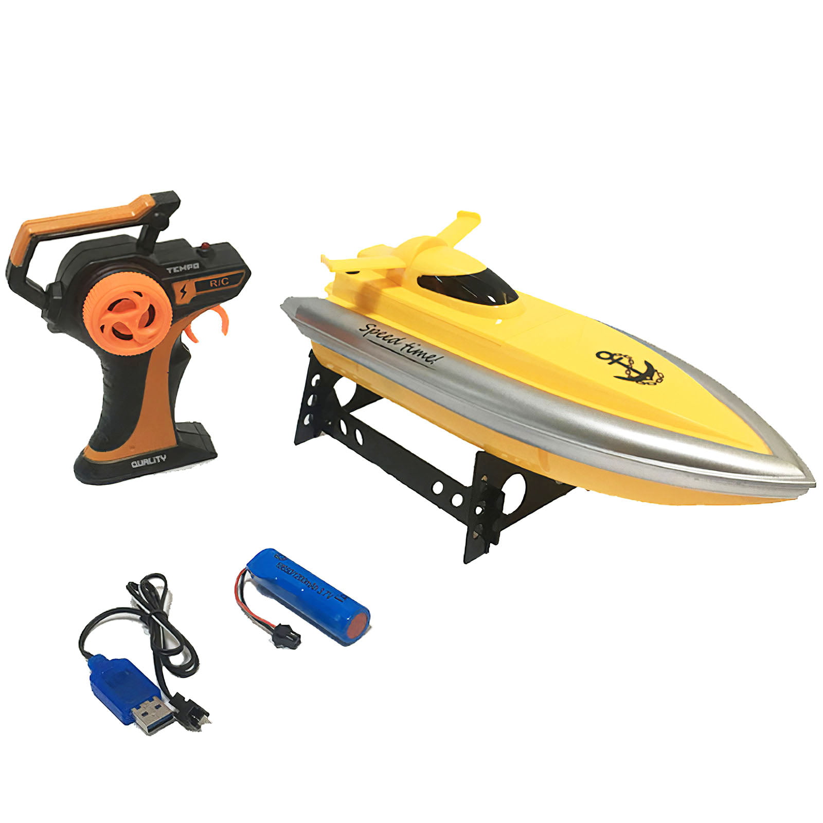 2.4G Remote Control Dual Boat High Speed Water Sports Fast Radio Controlled Boat 