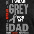 thumbnail image 3 of CafePress - I Wear Grey For My Dad (Brain Cancer Awareness) T - Womens Football Shirt, 3 of 4