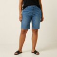 thumbnail image 3 of Ellos Women's Denim Bermuda Shorts Shorts, 3 of 5