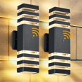 thumbnail image 1 of Lámparas de pared para exteriores DASTOR DASTOR Dusk to Dawn, 110 V, IP65, paquete de 2, 1 of 7