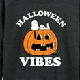 thumbnail image 3 of Peanuts - Halloween Vibes - Women's Lightweight French Terry Long Sleeve Shirt, 3 of 6