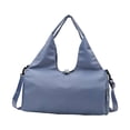 thumbnail image 3 of Bolsa de gimnasio DYNWAVEMX Bolsa de lona deportiva Yoga Correa ajustable Azul, 3 of 8