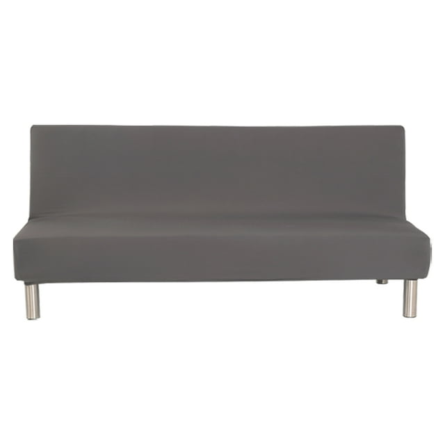 Solid Color Sofa Cover With Elastic Straps ThickenedCouch Cover Furniture Protector For Living Room
