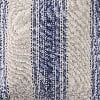 LR Home Surey Set of 2 Navy/Ivory Striped Cotton Adult Decorative Throw Pillow