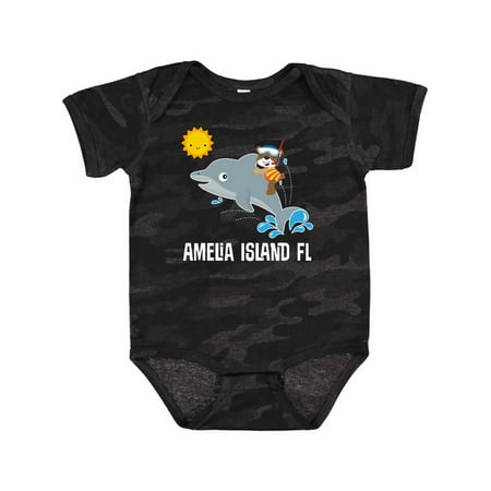 

Inktastic Amelia Island Florida Gift Baby Boy or Baby Girl Bodysuit