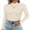 Beige, variant on 3 Pack Mock Turtlenecks Tops for Women Long Sleeve Ribbed Shirts Thermal Slim Fit Lightweight Undershirts Grey/White/Black