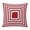 Red, variant on Throw Pillow Covers, Beige White Geometric 26x26 Pillow Covers for Couch/Sofa/Bed, Square Minimalist Modern Decorative Square Linen Cushion Pillowcase for Home Decor
