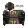 thumbnail image 3 of Bingfone Ho Ho Ho Merry Christmas Luggage Cover Washable Suitcase Cover Protector Anti-scratch Suitcase cover Fits 18-32 Inch Luggage (No luggage included), 3 of 8