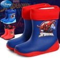 thumbnail image 2 of Botas de lluvia para niños de Disney frozen elsa, zapatos de lluvia para niños y niñas, pupilas ligeras antideslizantes, además de zapatos de agua de terciopelo para bebés, plantilla 160 de 160mm Gao Jinjia LED, 2 of 2