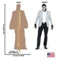thumbnail image 4 of Cardboard People Masked Man Dinner Jacket Life Size Cardboard Cutout Standup, 4 of 4