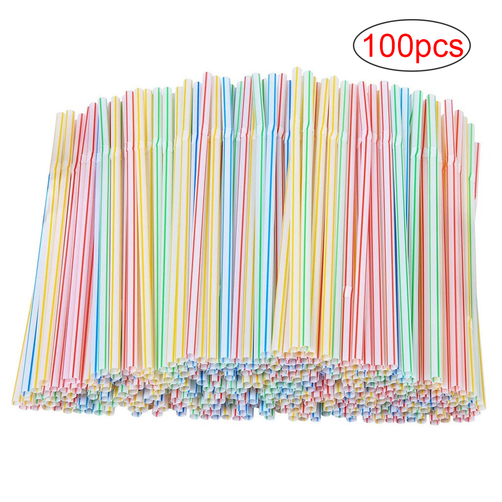 show original title Straws in various GH Colorful Colors Q0L5 Details about   100 Flexible Drinking Straws 