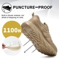 thumbnail image 6 of MeMoride Steel Toe Shoes for Men Slip Resistant Safety Work Sneakers Comfortable Breathable for Industrial Construction, 6 of 7