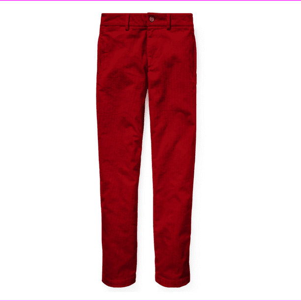 boys red corduroy pants