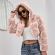 thumbnail image 1 of Puntoco Mujeres Color Sólido Invierno Cálido Abrigo De Imitación Cálido Chaqueta De Imitación Peluda Ropa De Abrigo De Manga Larga Puntoco Puntoco-1, 1 of 9