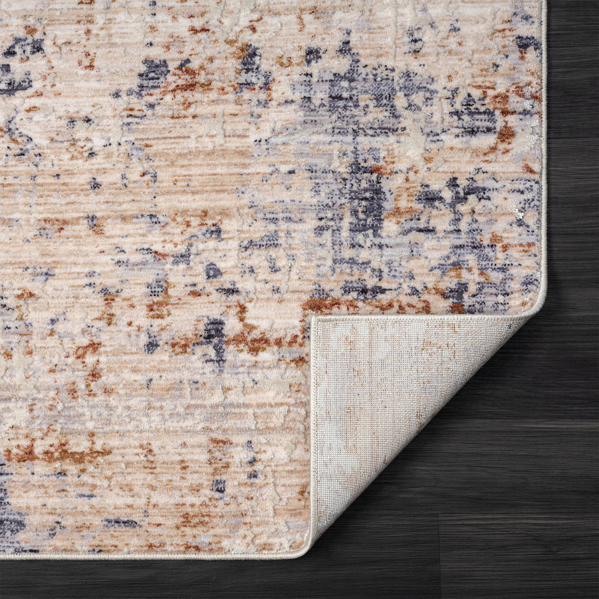 Ox Bay Lucas Abstract Modern/Contemporary Polyester Blend Area Rug, 7'9" X 9'9"