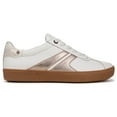 thumbnail image 2 of Naturalizer Women's Medina Lace Up Sneaker White/Rose Metallic Leather 11W, 2 of 5