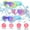 Blue_PinkRim, variant on UV Protection Anti-Fog Leak Proof Kids Swim Goggles Wide View Pool Swimming Goggles for Aged 3-16