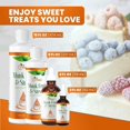 thumbnail image 5 of G-Sweetz Monk Fruit & Stevia Liquid Sweetener Drops - Natural Sweeteners & Sugar Alternatives Blend with No Bitter Aftertaste - Concentrated Liquid Drops Extract – 4 FL OZ Glass Bottle (800 Servings), 5 of 7