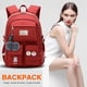 thumbnail image 4 of Mochila Nylon College Middle High School Mochila Estilo coreano Mochila de gran capacidad, 4 of 6