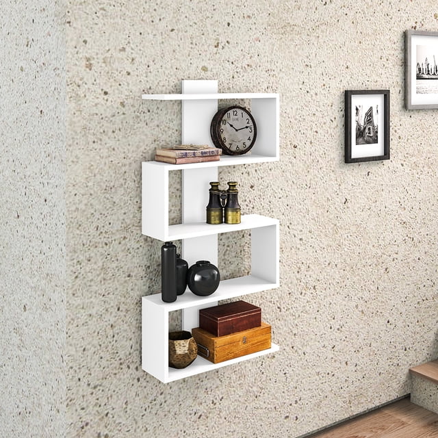 Estantería Librero Repisa de Pared Bertolini ESM AM 3087 Blanco